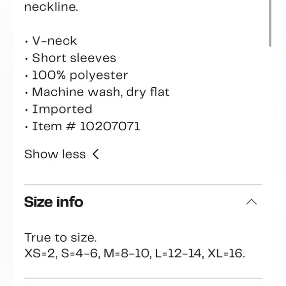 🔥DKNY🔥Persimmon V-Neck blouse, short sleeves, could be considered elbow length - Picture 11 of 12